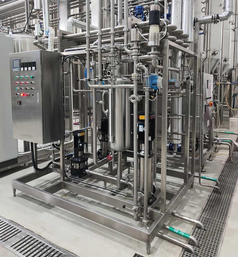 6000L/hr Plate Type Flash Pasteurizer in Brewery